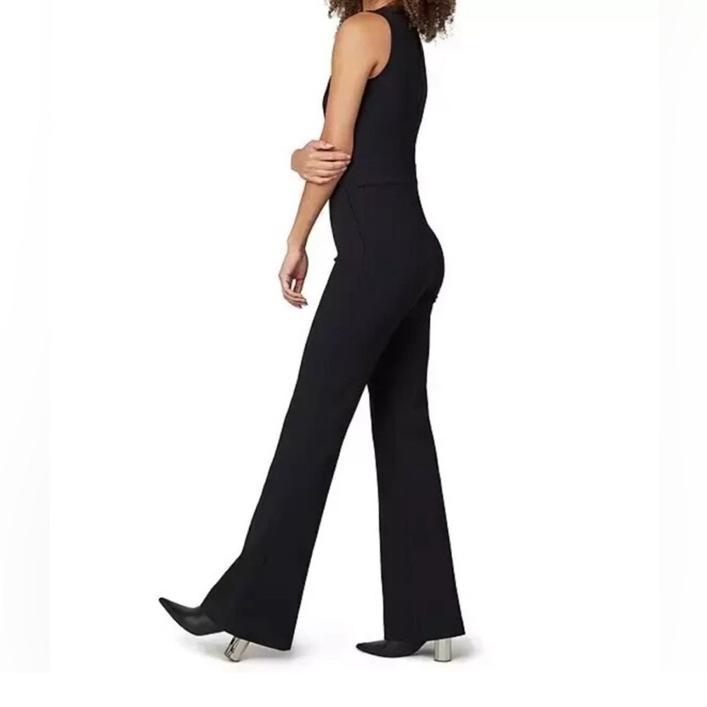 SPANX The Perfect Jumpsuit Sleeveless Back Zip Bootcut Classic Black  L NWT - Picture 10 of 16